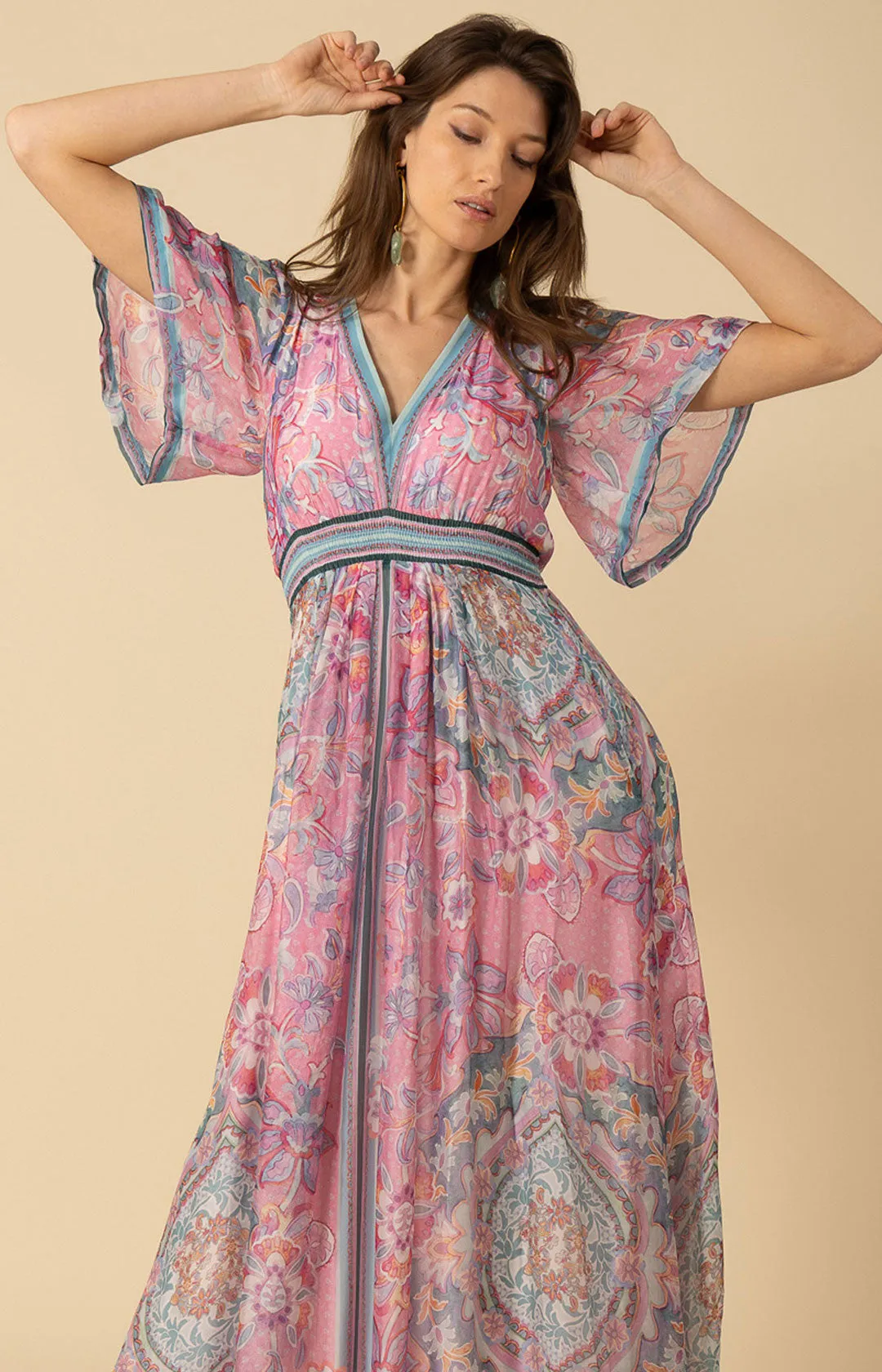 Jaliyah Chiffon Dress Maxi sold by Hale Bob product image thumbnail 3