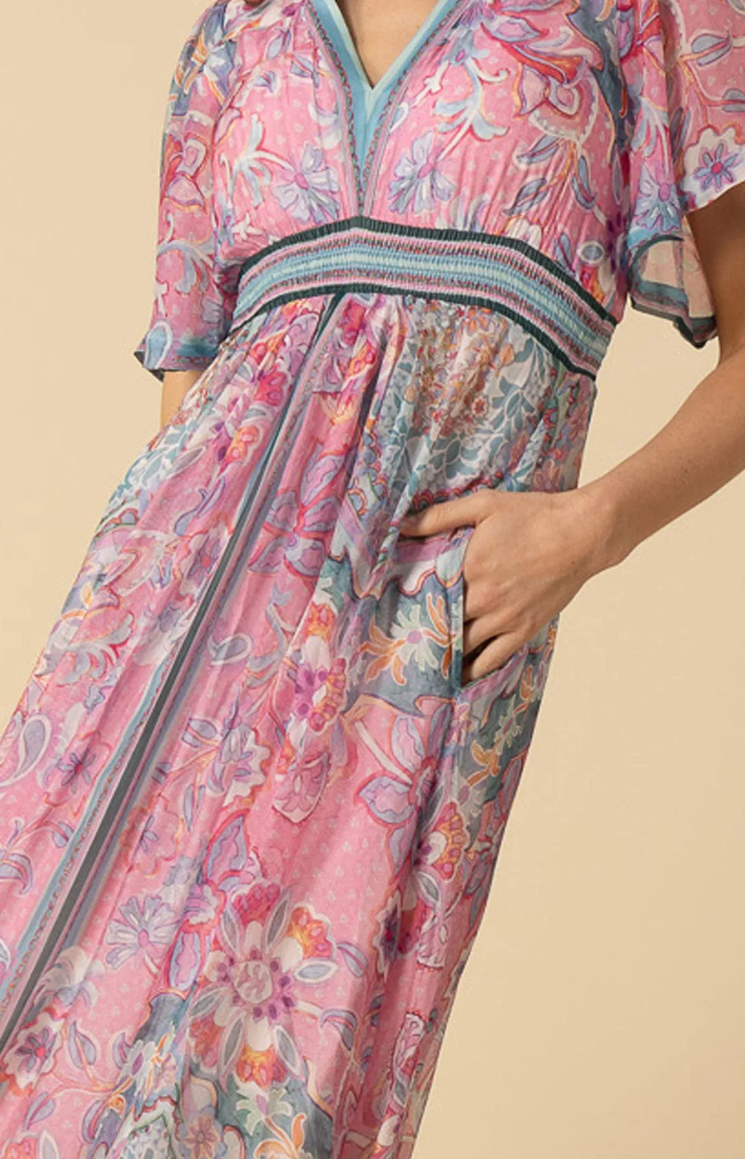 Jaliyah Chiffon Dress Maxi sold by Hale Bob product image thumbnail 5