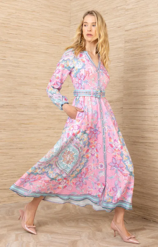 Miranda Linen Dress Maxi Dress sold by Hale Bob