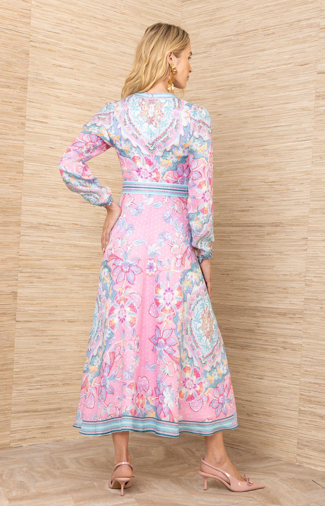 Miranda Linen Dress Maxi Dress sold by Hale Bob product image thumbnail 2