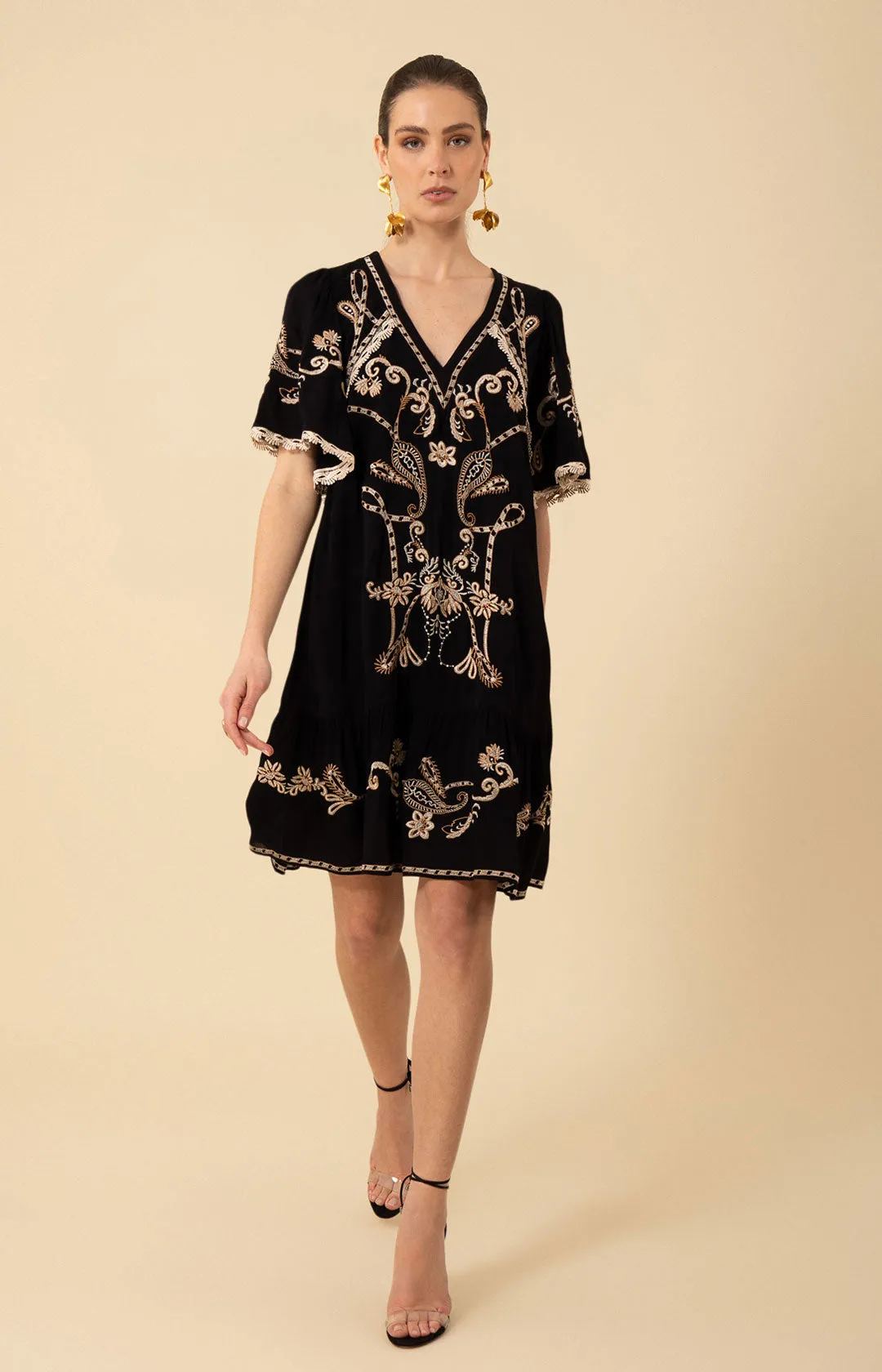 Lennox Embroidered Dress sold by Hale Bob