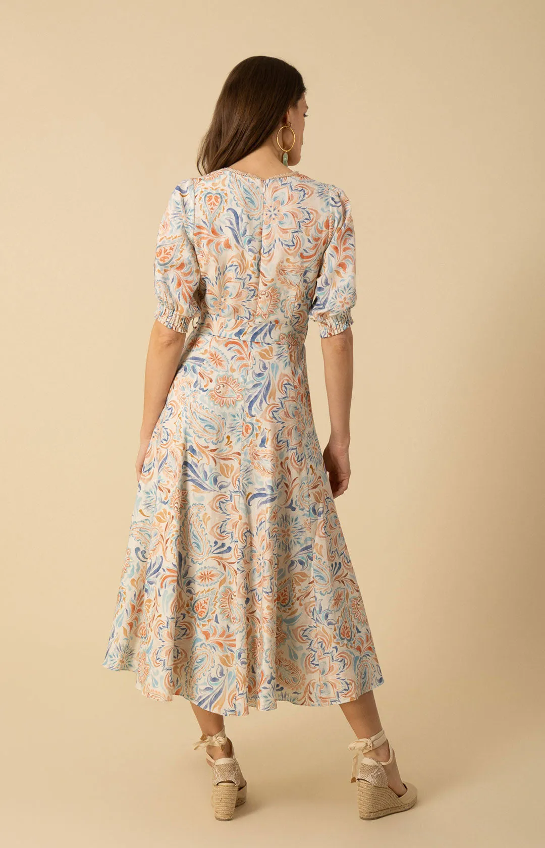 Faye Linen Maxi Dress sold by Hale Bob product image thumbnail 2