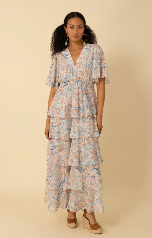 Karsyn Tiered Maxi Dress sold by Hale Bob