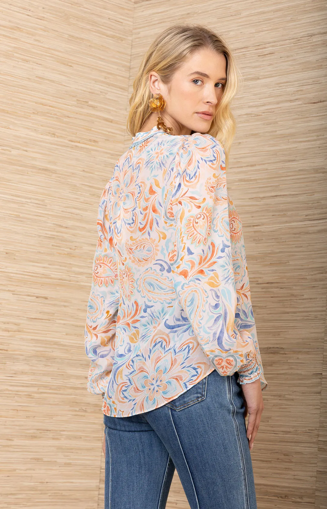 Adrianna Silk Top sold by Hale Bob product image thumbnail 2