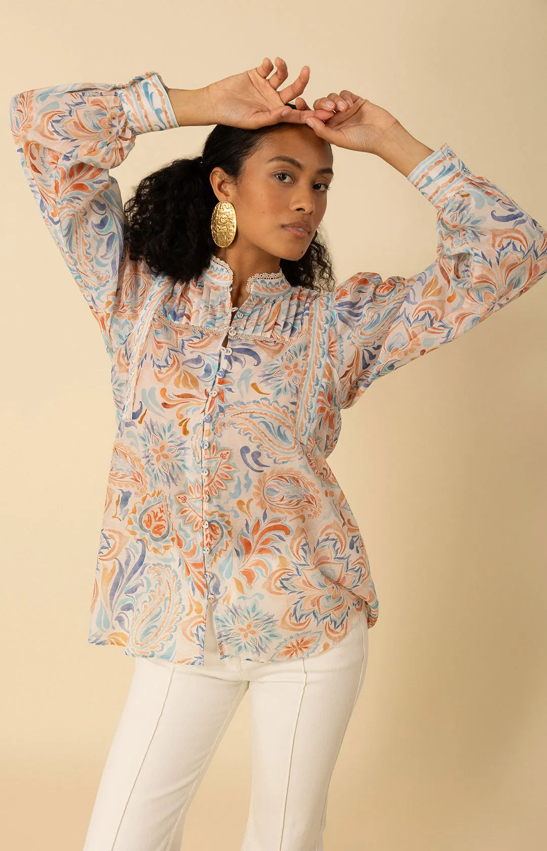 Calliope Voile Top sold by Hale Bob product image thumbnail 3