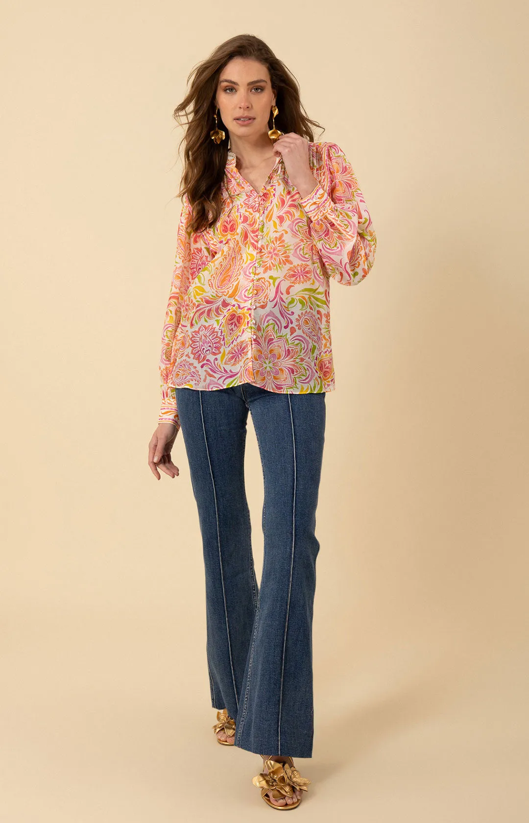 Calliope Voile Top sold by Hale Bob product image thumbnail 5