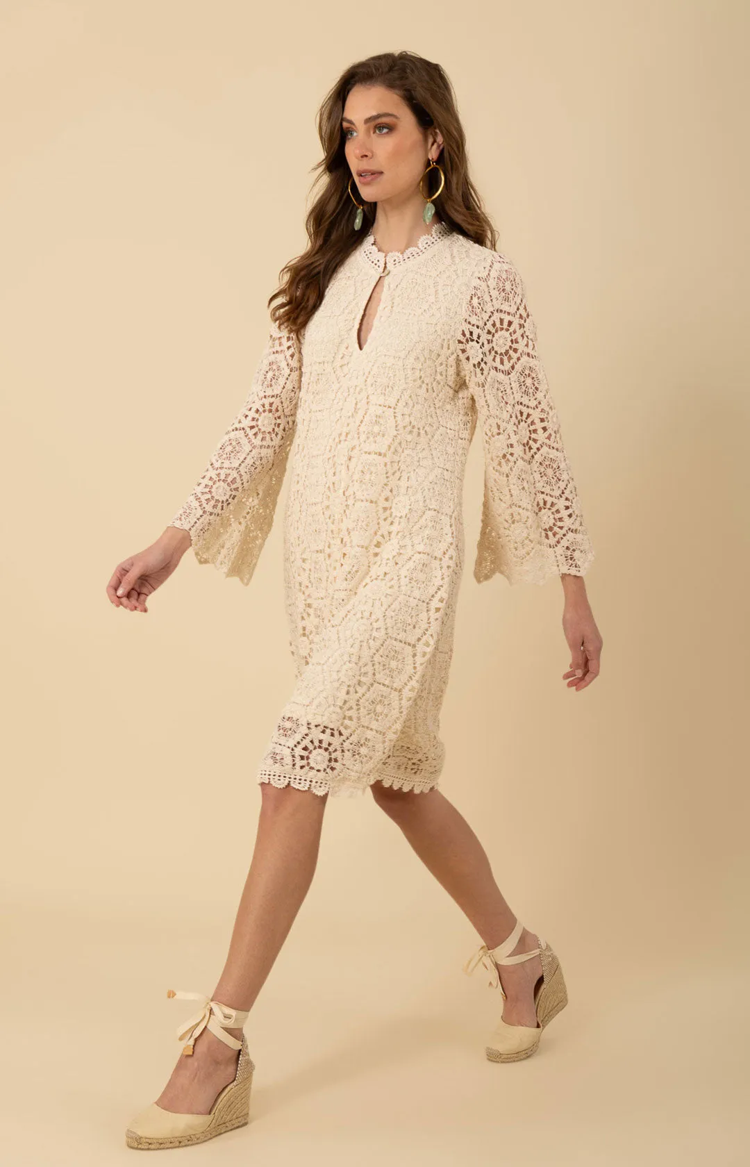 Amirah Crochet Dress sold by Hale Bob product image thumbnail 4