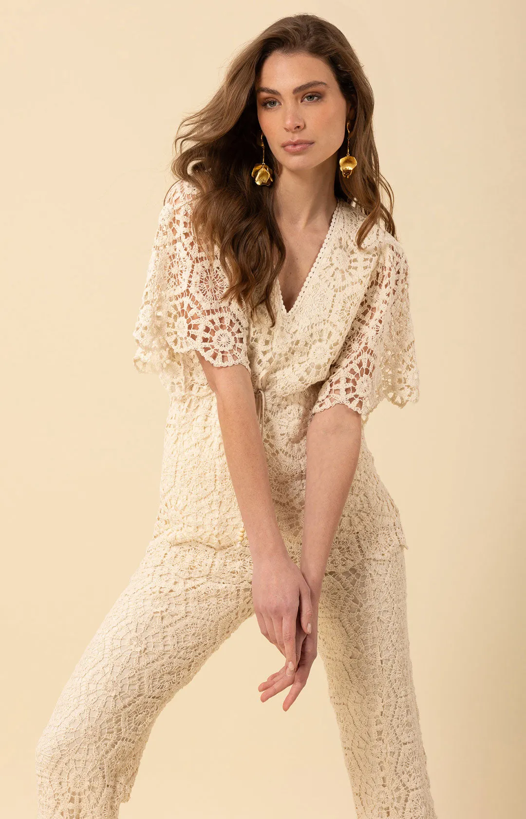 Oakleigh Crochet Top sold by Hale Bob