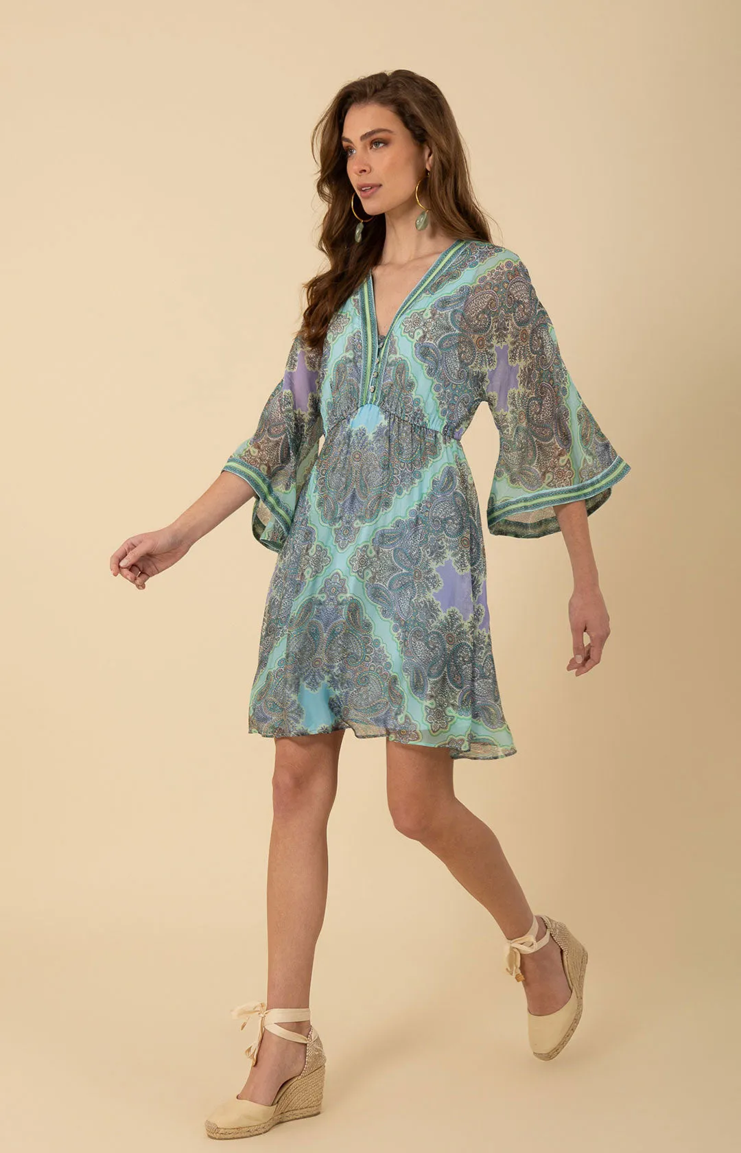 Emerie Chiffon Dress sold by Hale Bob product image thumbnail 4