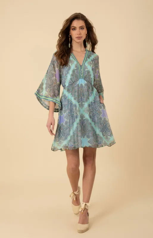 Emerie Chiffon Dress sold by Hale Bob