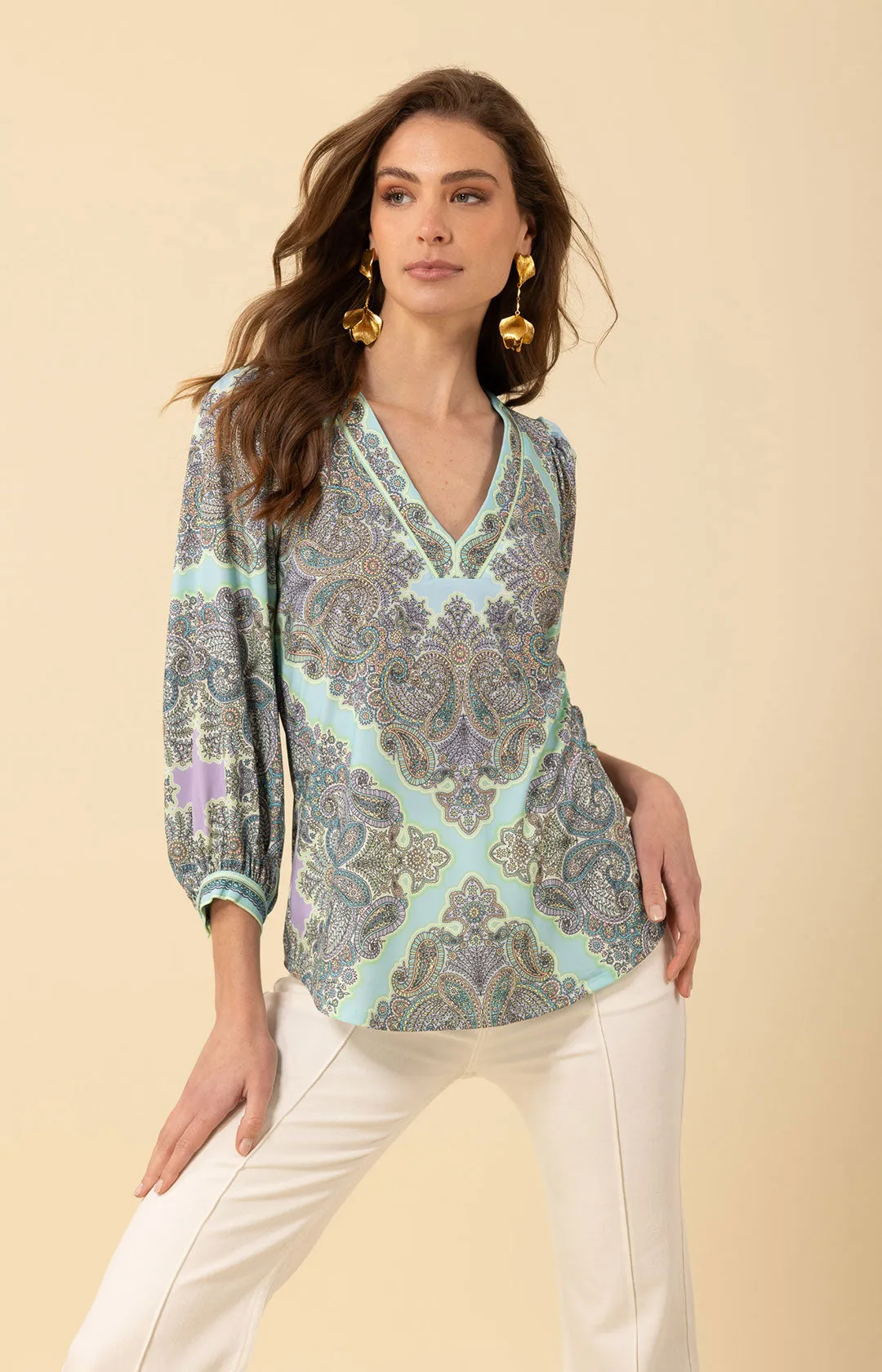 Alejandra Jersey Top sold by Hale Bob