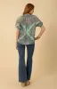 Leslie Voile Top sold by Hale Bob