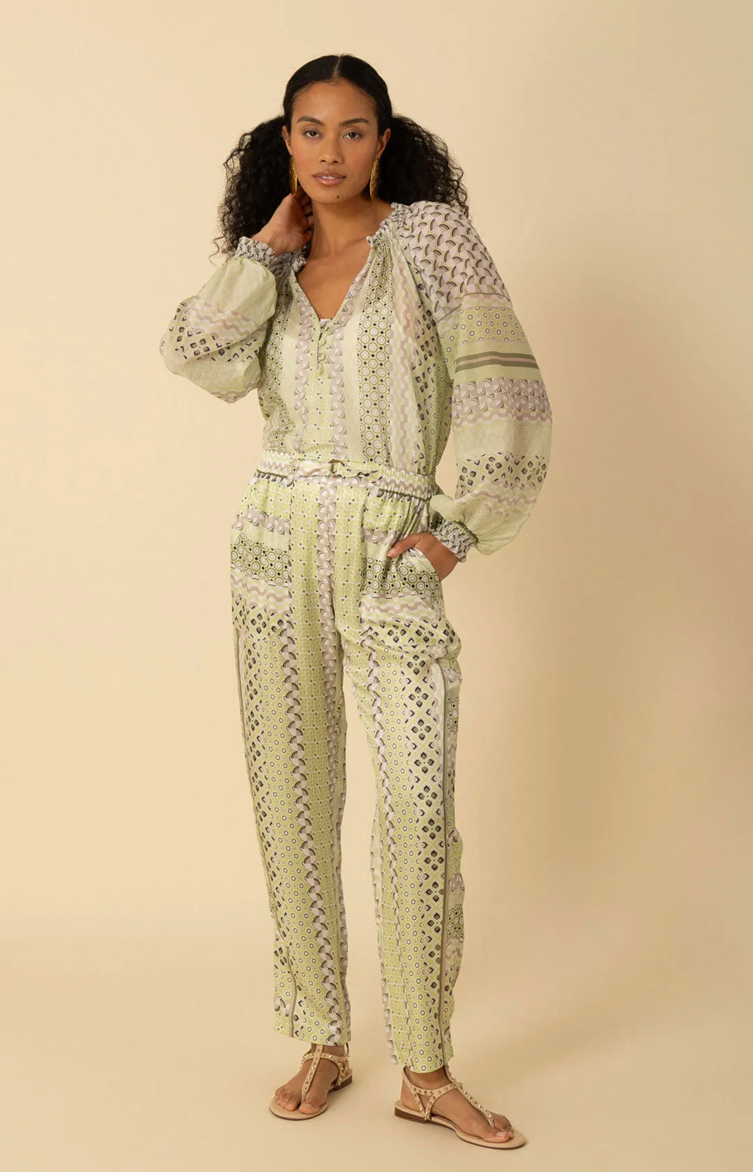 Rhea Charmeuse Pant sold by Hale Bob