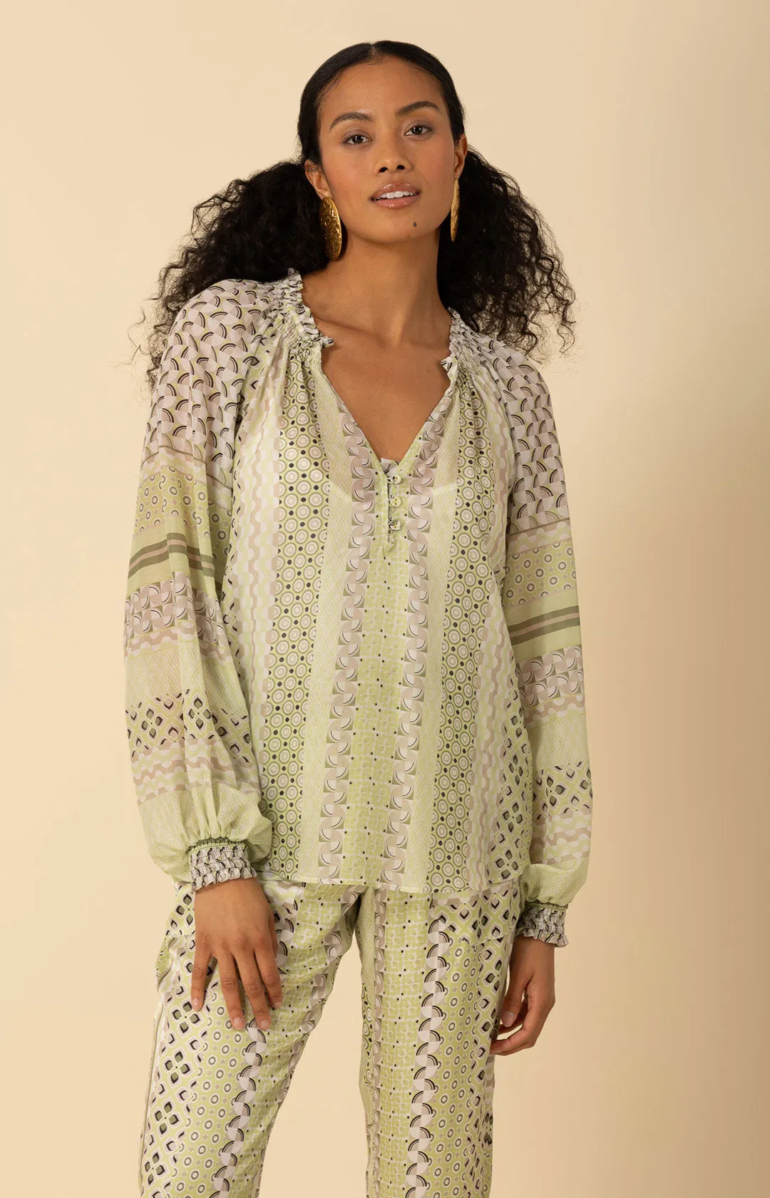 Megan Voile Top sold by Hale Bob