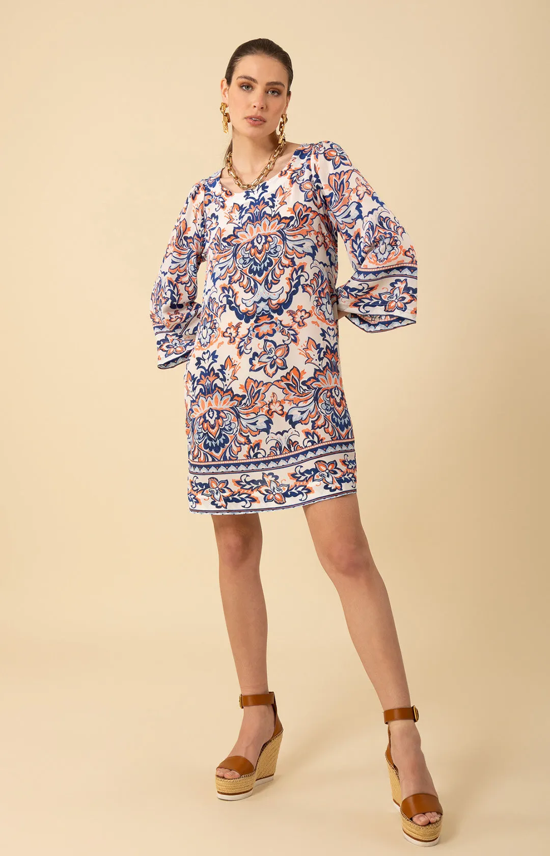 Flora Silk Dress sold by Hale Bob product image thumbnail 3