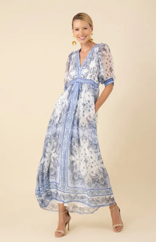 Lilian Chiffon Maxi Dress sold by Hale Bob
