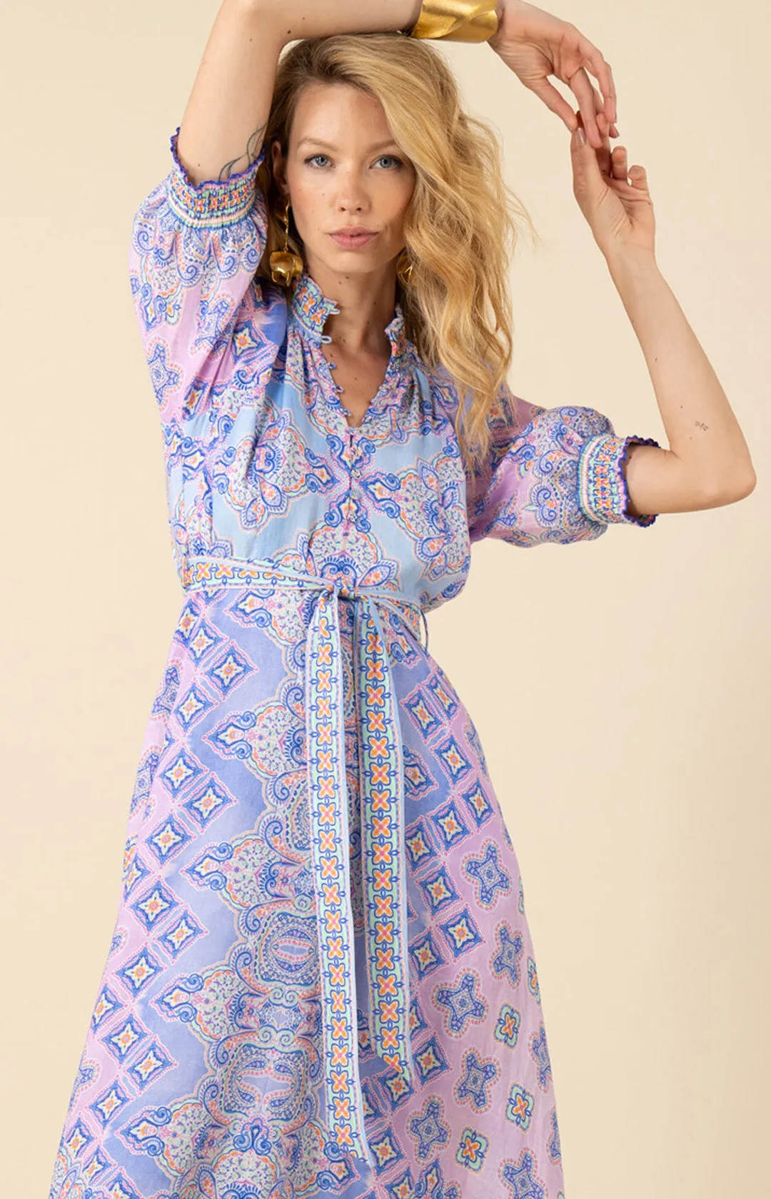 Naya Linen Maxi Dress sold by Hale Bob product image thumbnail 5