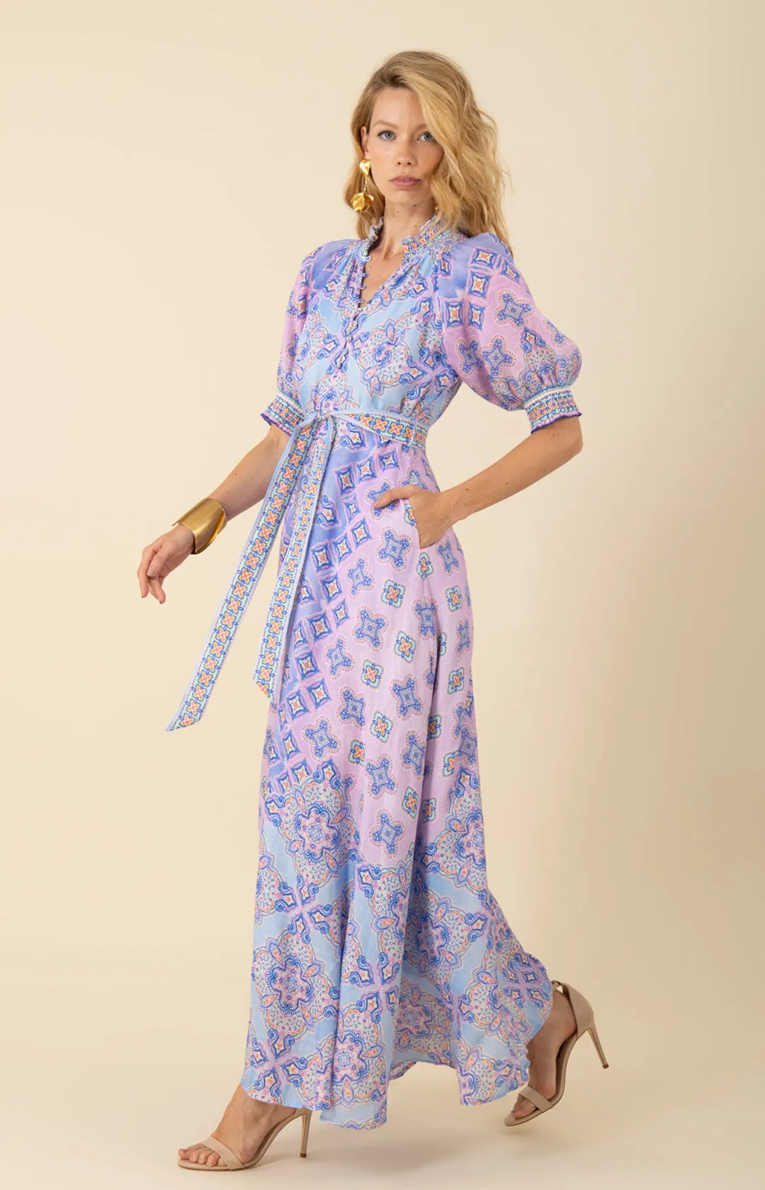 Naya Linen Maxi Dress sold by Hale Bob product image thumbnail 4