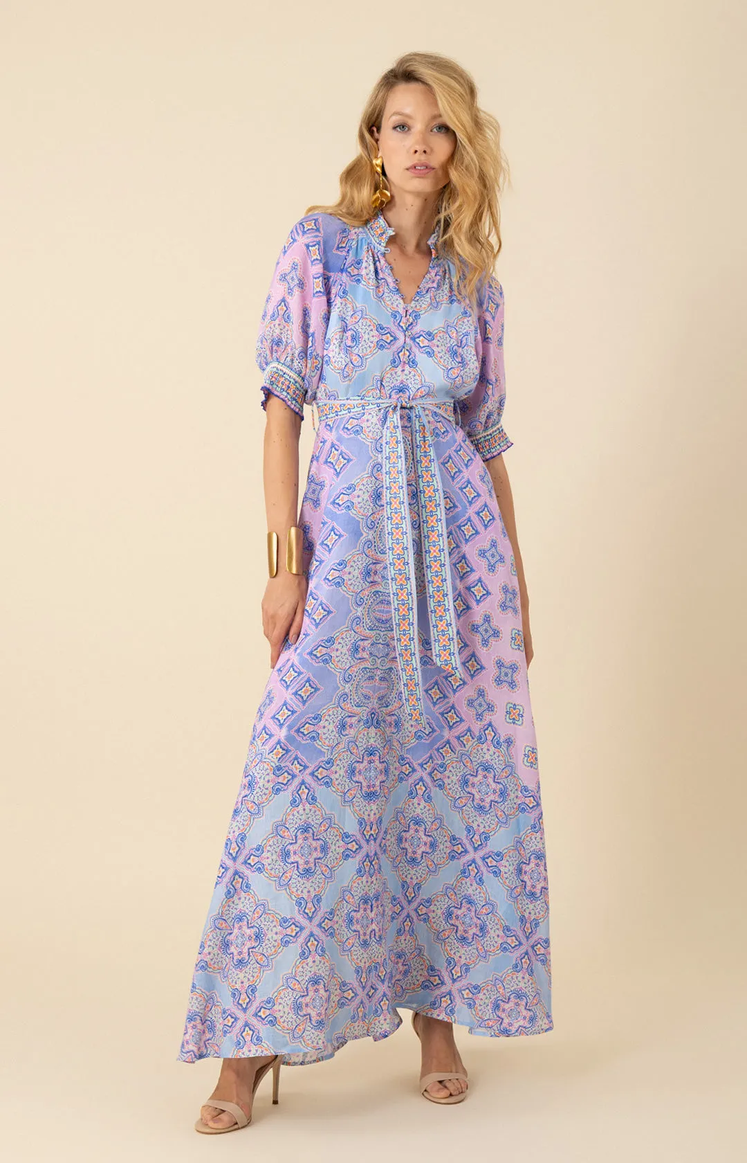 Naya Linen Maxi Dress sold by Hale Bob