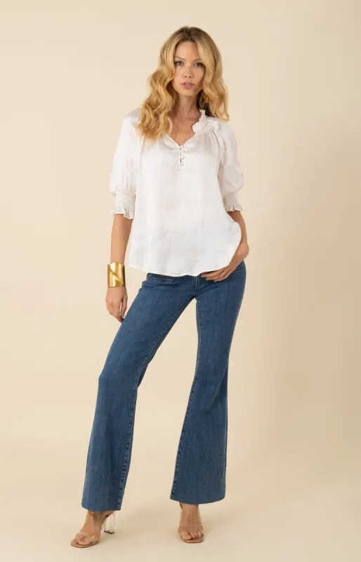 Eileen Charmeuse Top sold by Hale Bob