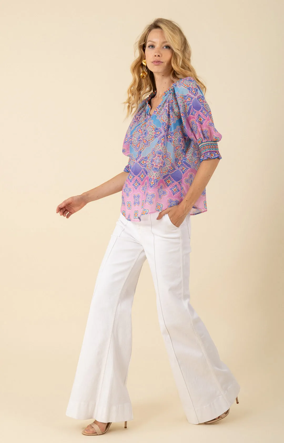 Eileen Voile Top sold by Hale Bob product image thumbnail 4