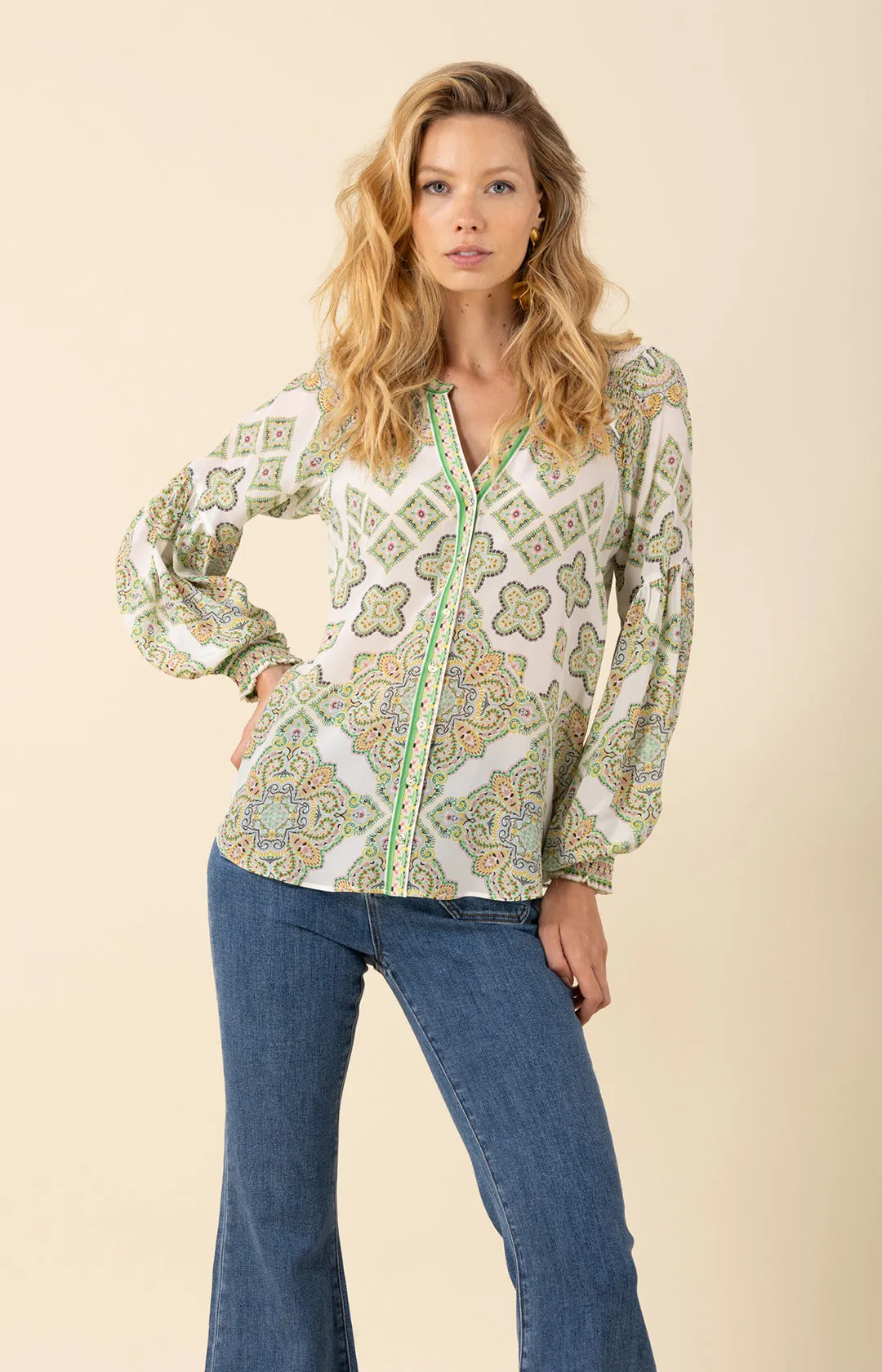 Indie Silk Top sold by Hale Bob product image thumbnail 5