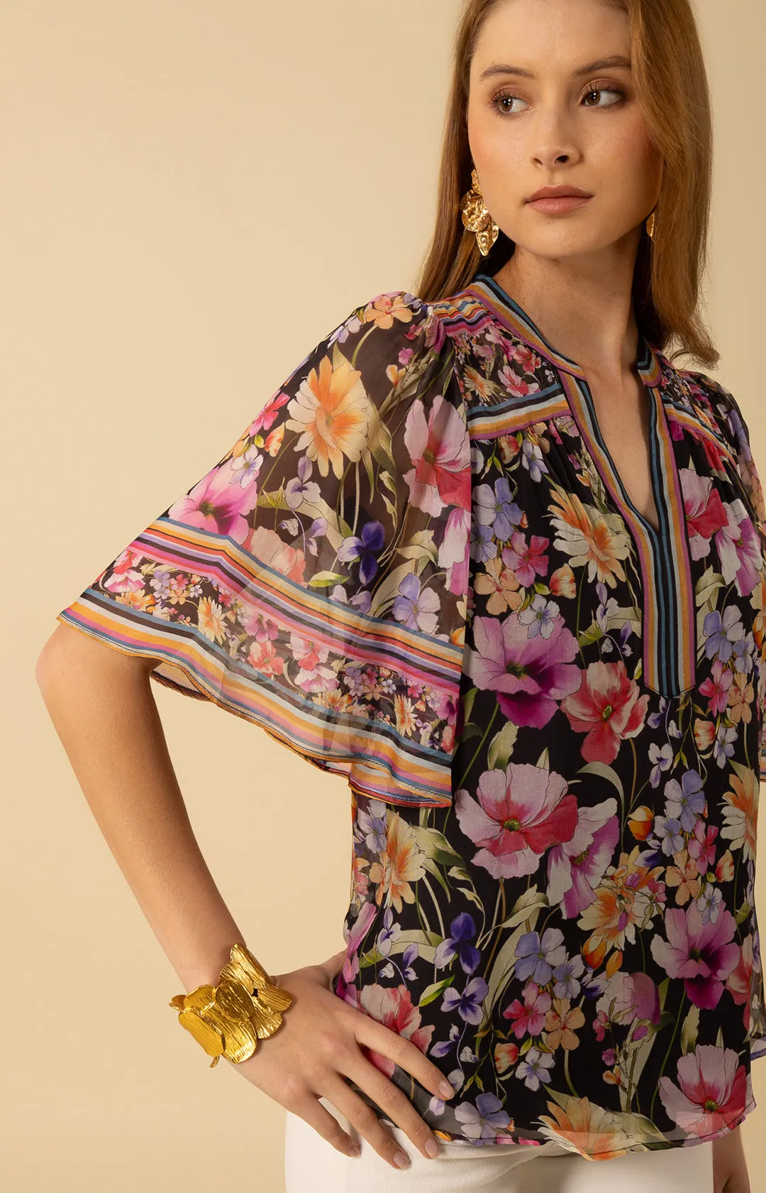 Briana Chiffon Top sold by Hale Bob product image thumbnail 4