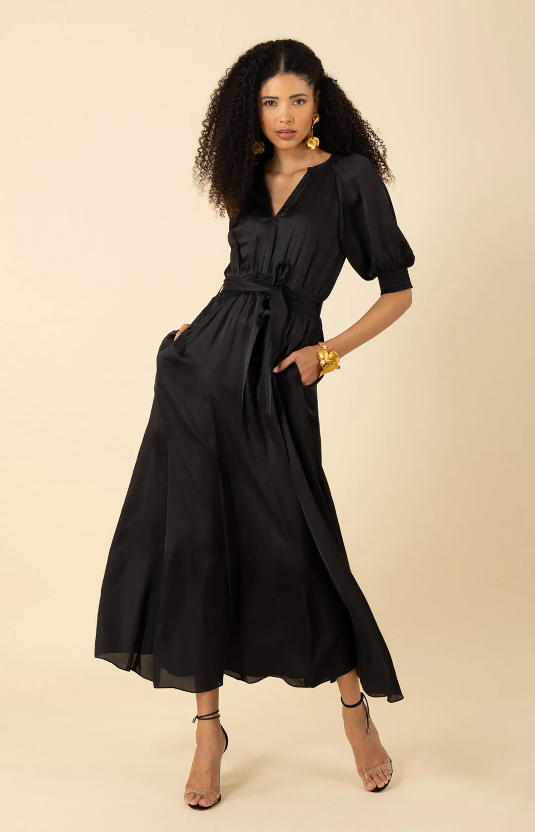 Estella Charmeuse Dress sold by Hale Bob product image thumbnail 5