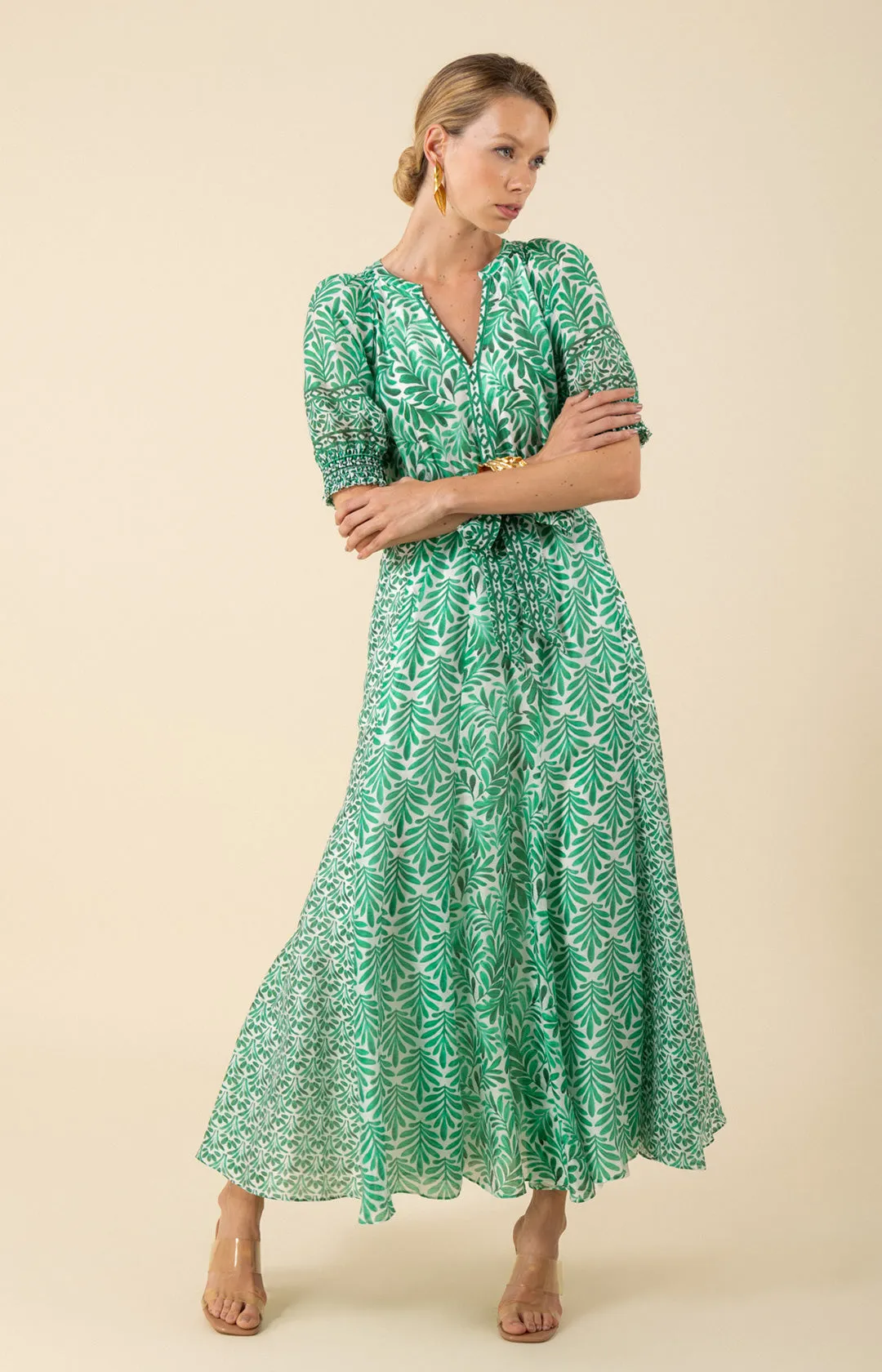 Estella Organza Maxi Dress sold by Hale Bob product image thumbnail 5