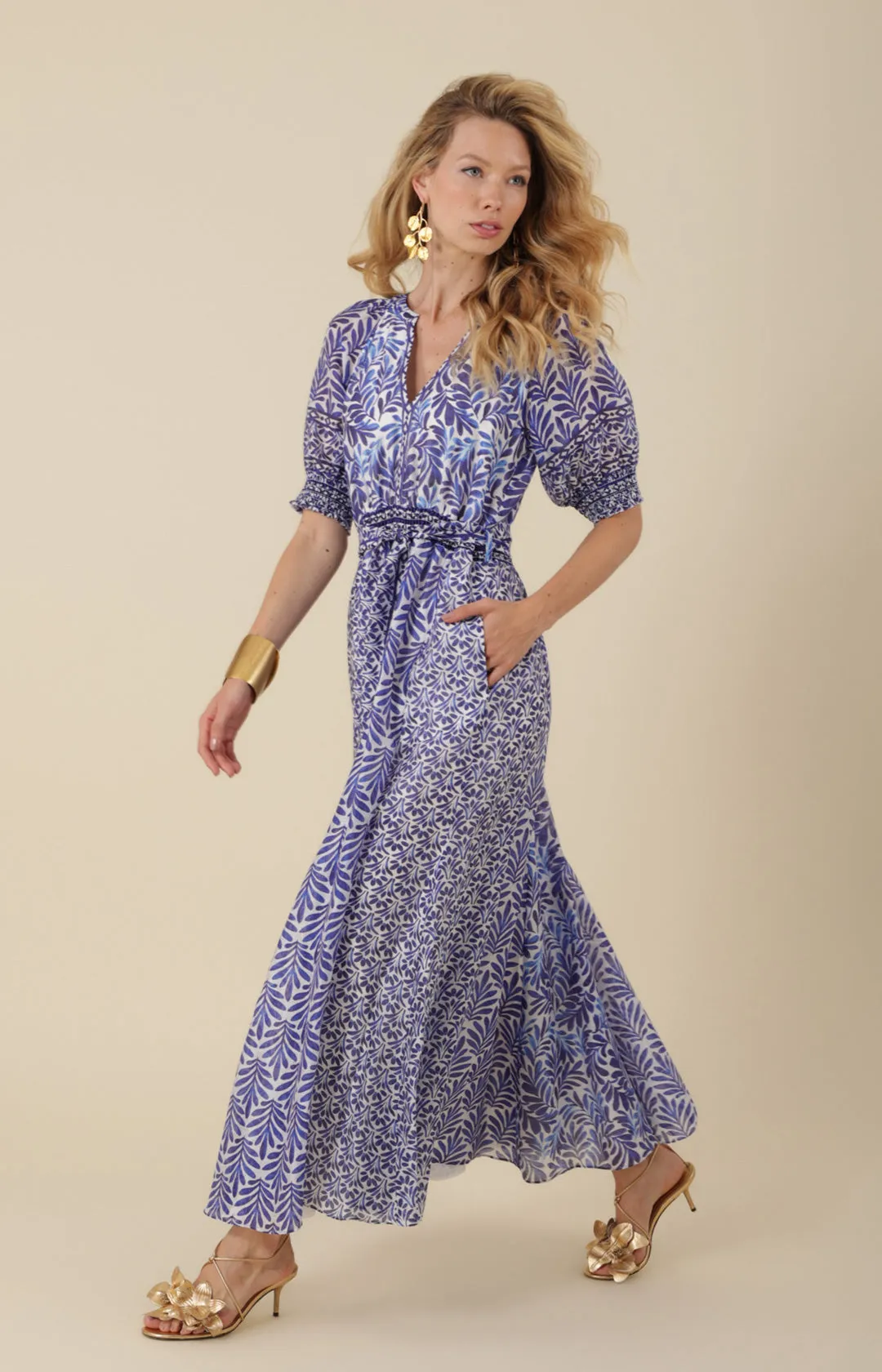 Estella Organza Maxi Dress sold by Hale Bob product image thumbnail 4