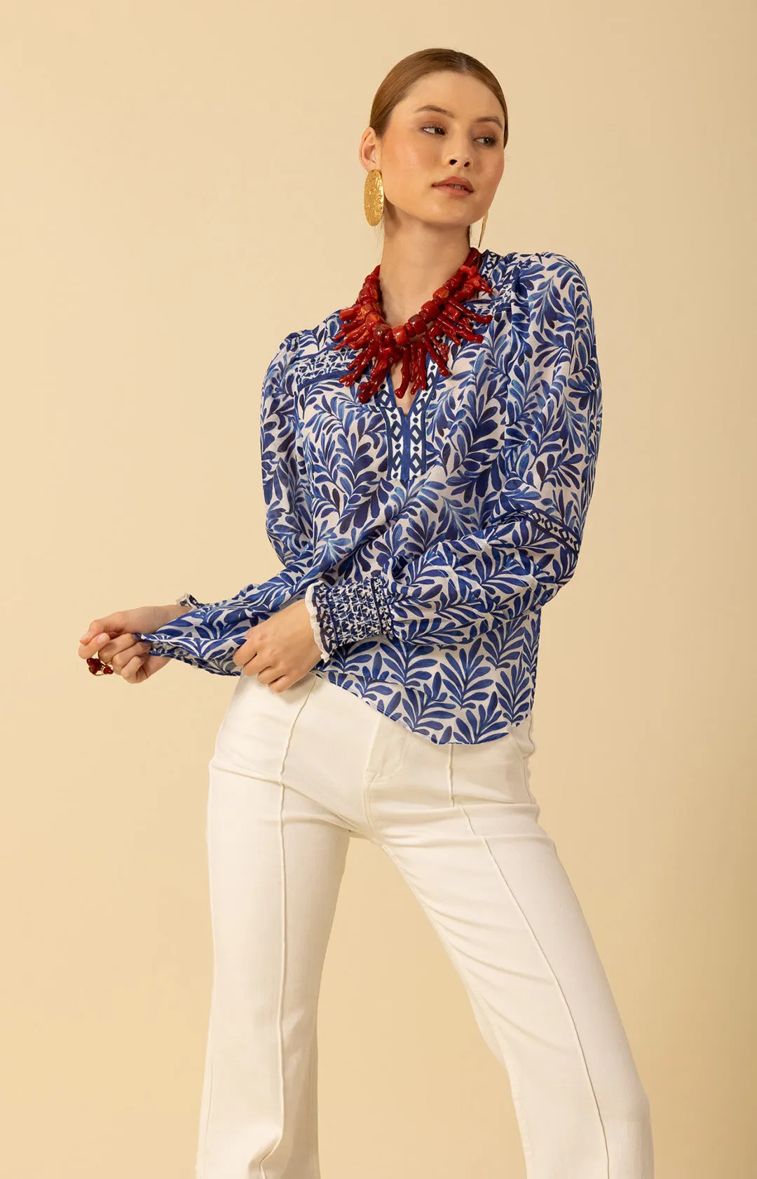 Cheyenne Voile Top sold by Hale Bob product image thumbnail 3