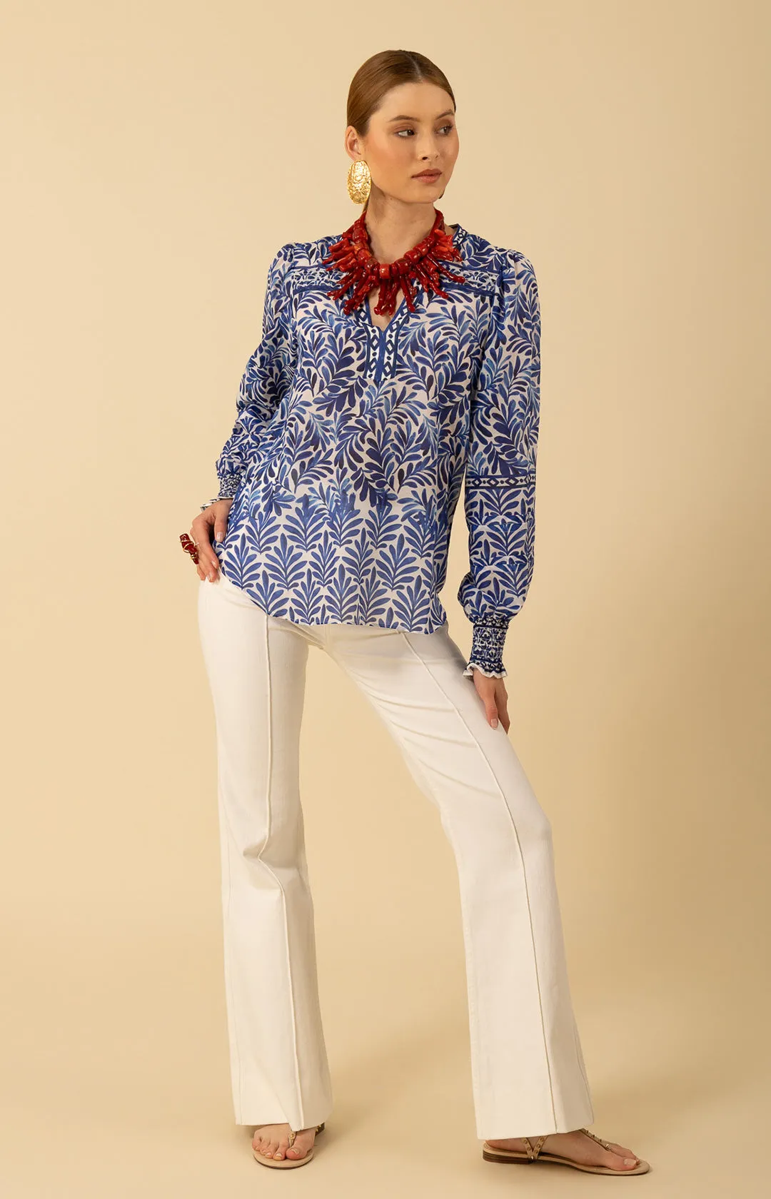 Cheyenne Voile Top sold by Hale Bob product image thumbnail 4