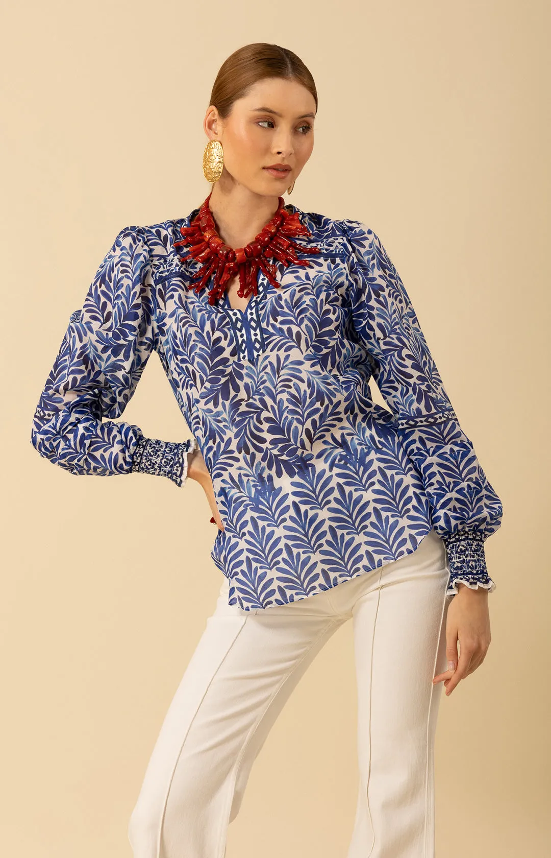 Cheyenne Voile Top sold by Hale Bob