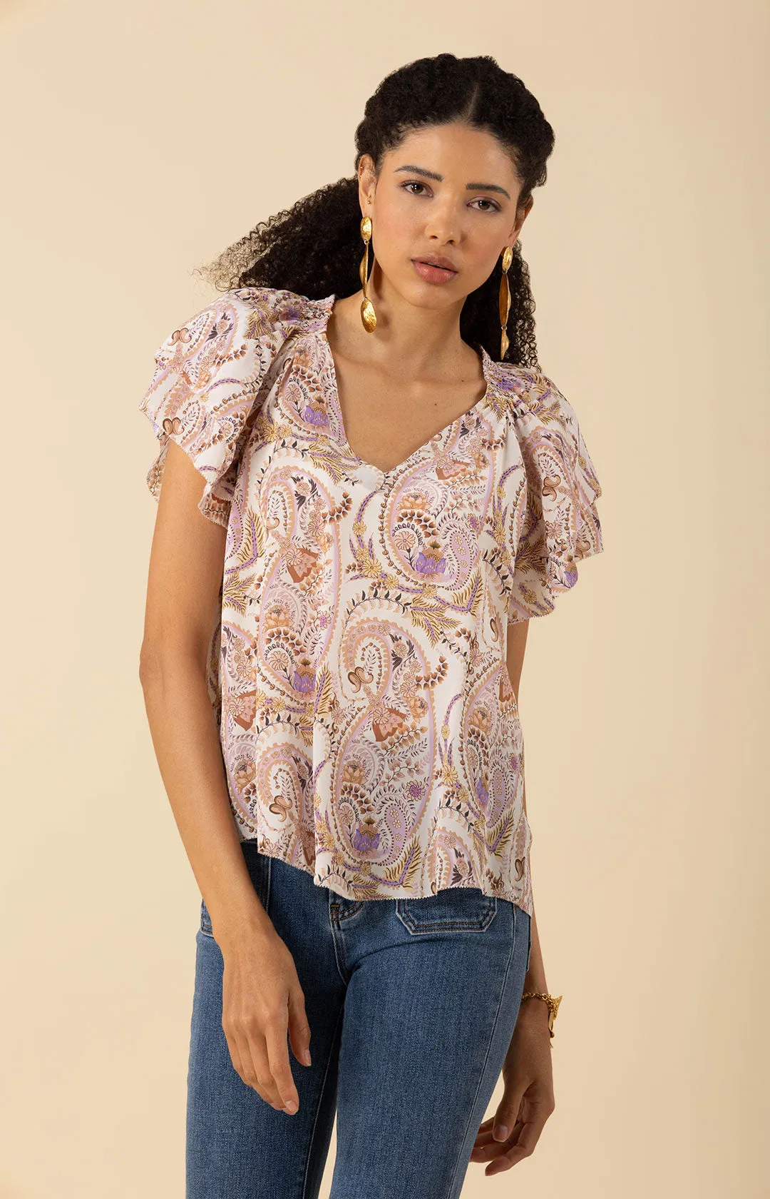 Melany Silk Top sold by Hale Bob product image thumbnail 2