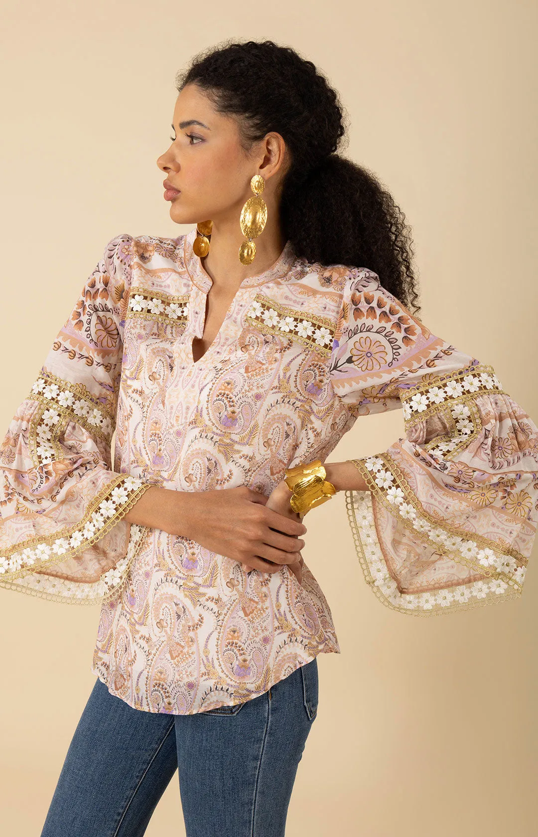 Ezra Cotton Top sold by Hale Bob product image thumbnail 2