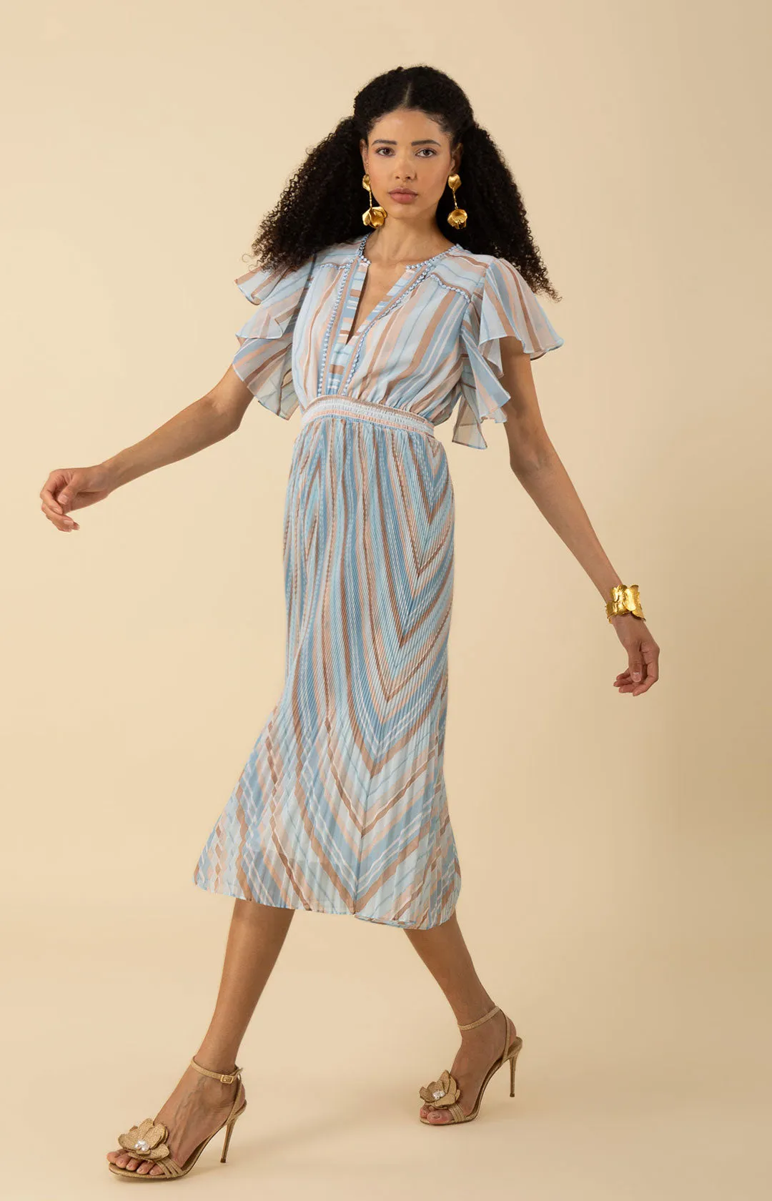 Della Charmeuse Dress sold by Hale Bob product image thumbnail 4