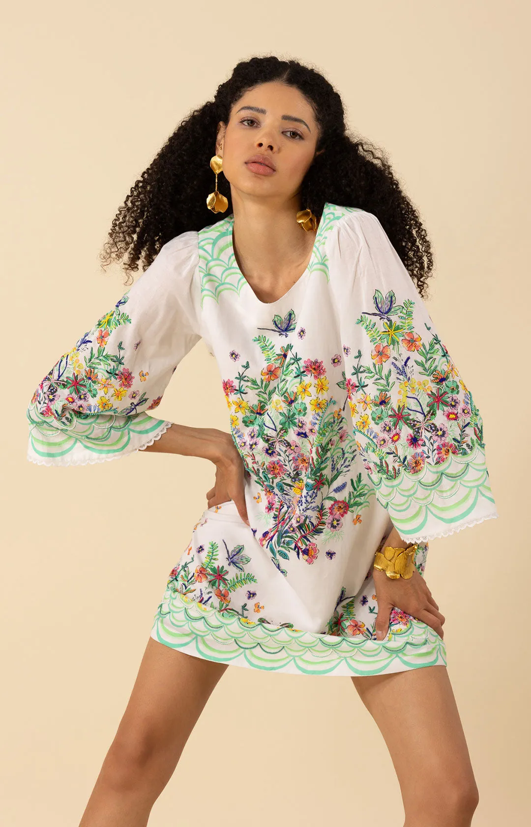 Allyson Cotton Voile Dress sold by Hale Bob product image thumbnail 5