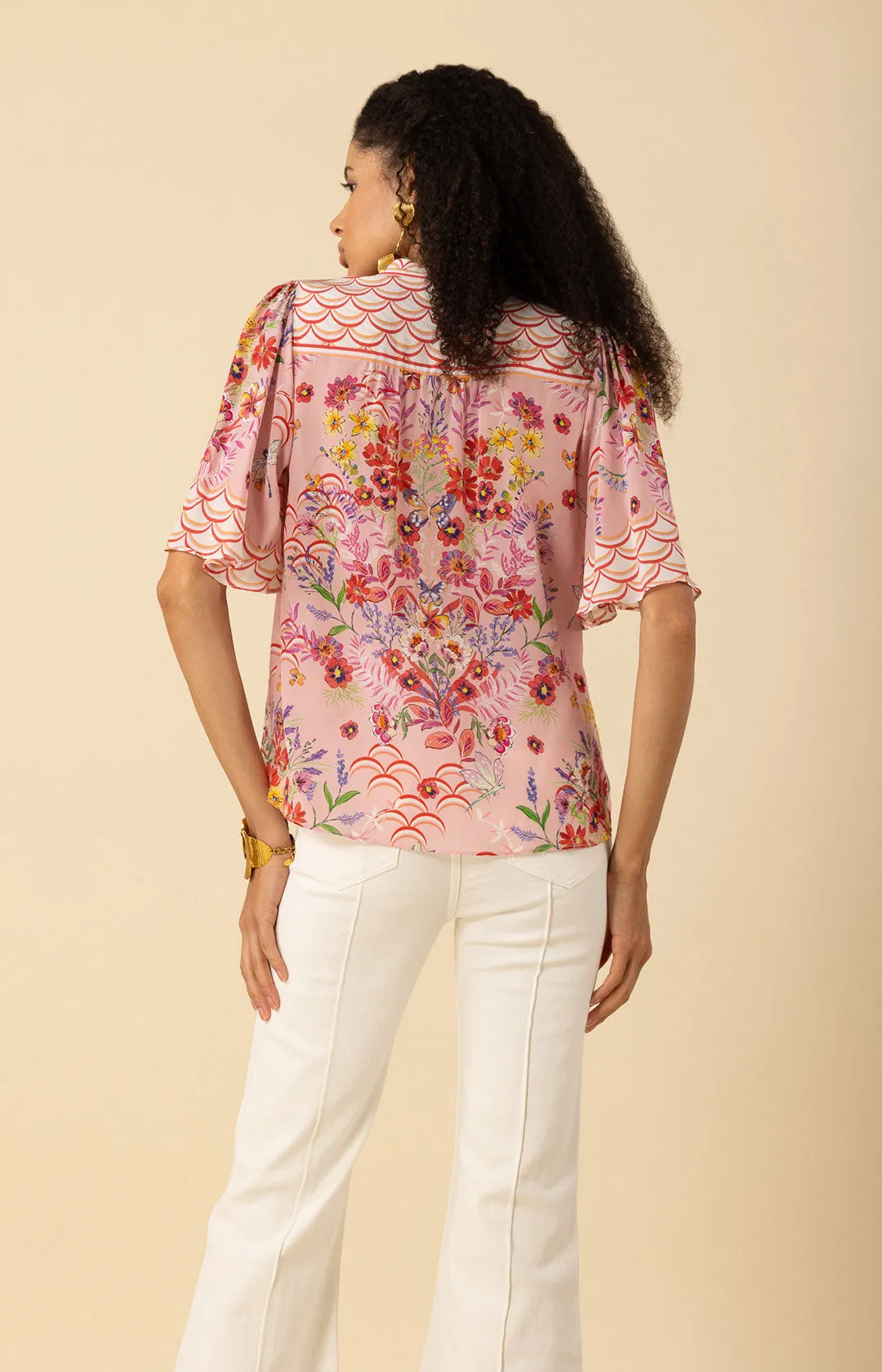 Noah Silk Top sold by Hale Bob product image thumbnail 4