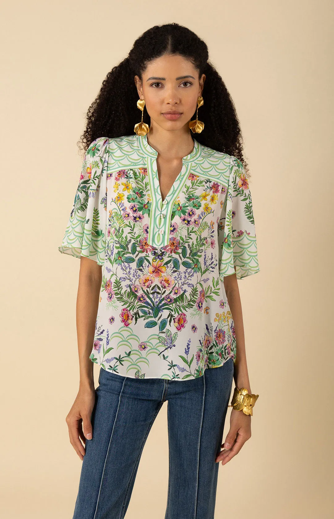 Noah Silk Top sold by Hale Bob