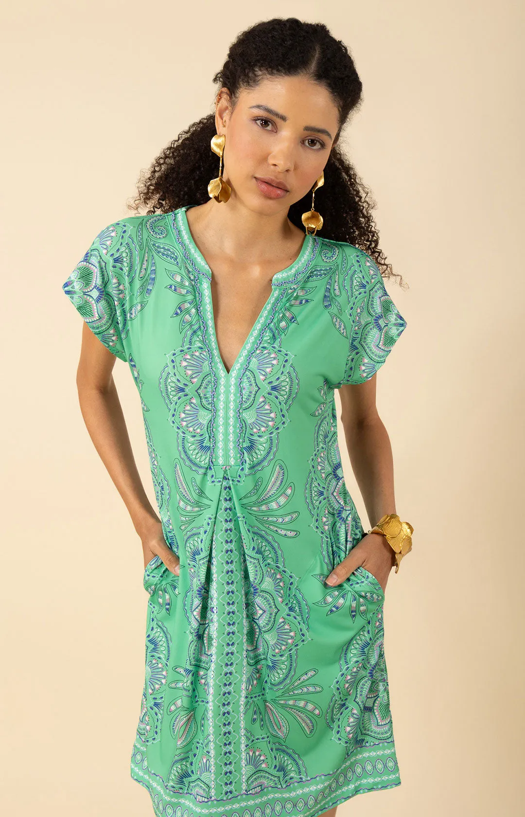 Jada Jersey Beaded Dress sold by Hale Bob product image thumbnail 5