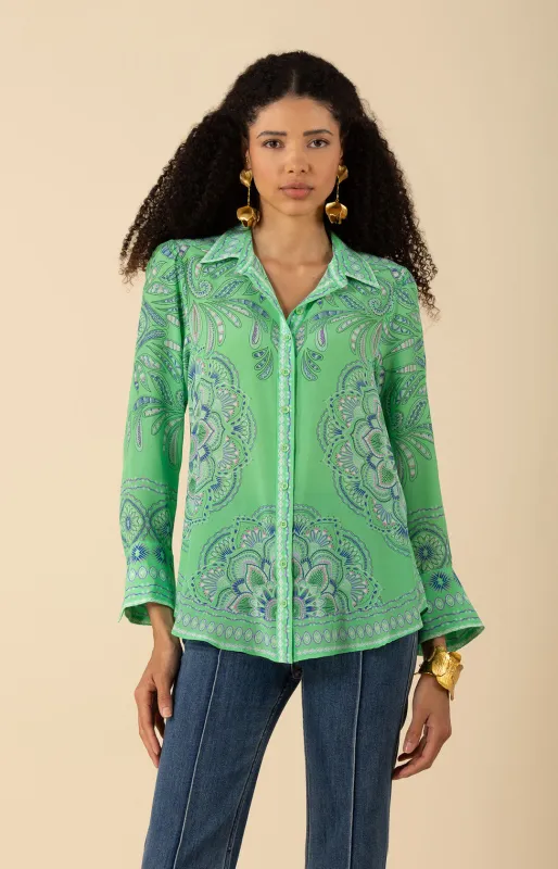 Lara Silk Top sold by Hale Bob