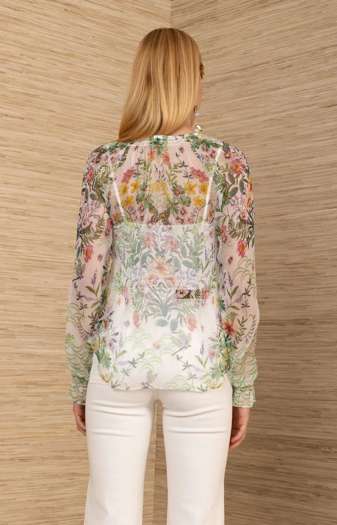 Monica Silk Floral Top sold by Hale Bob product image thumbnail 2
