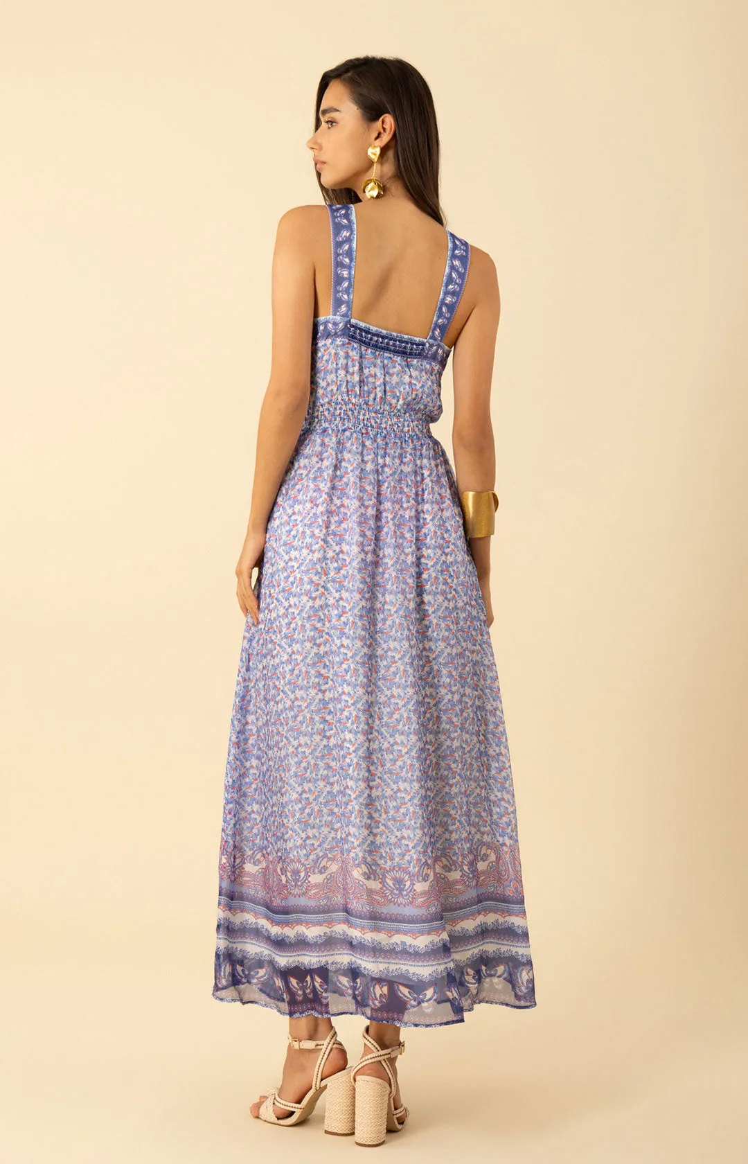Janiyah Chiffon Maxi Dress sold by Hale Bob product image thumbnail 2