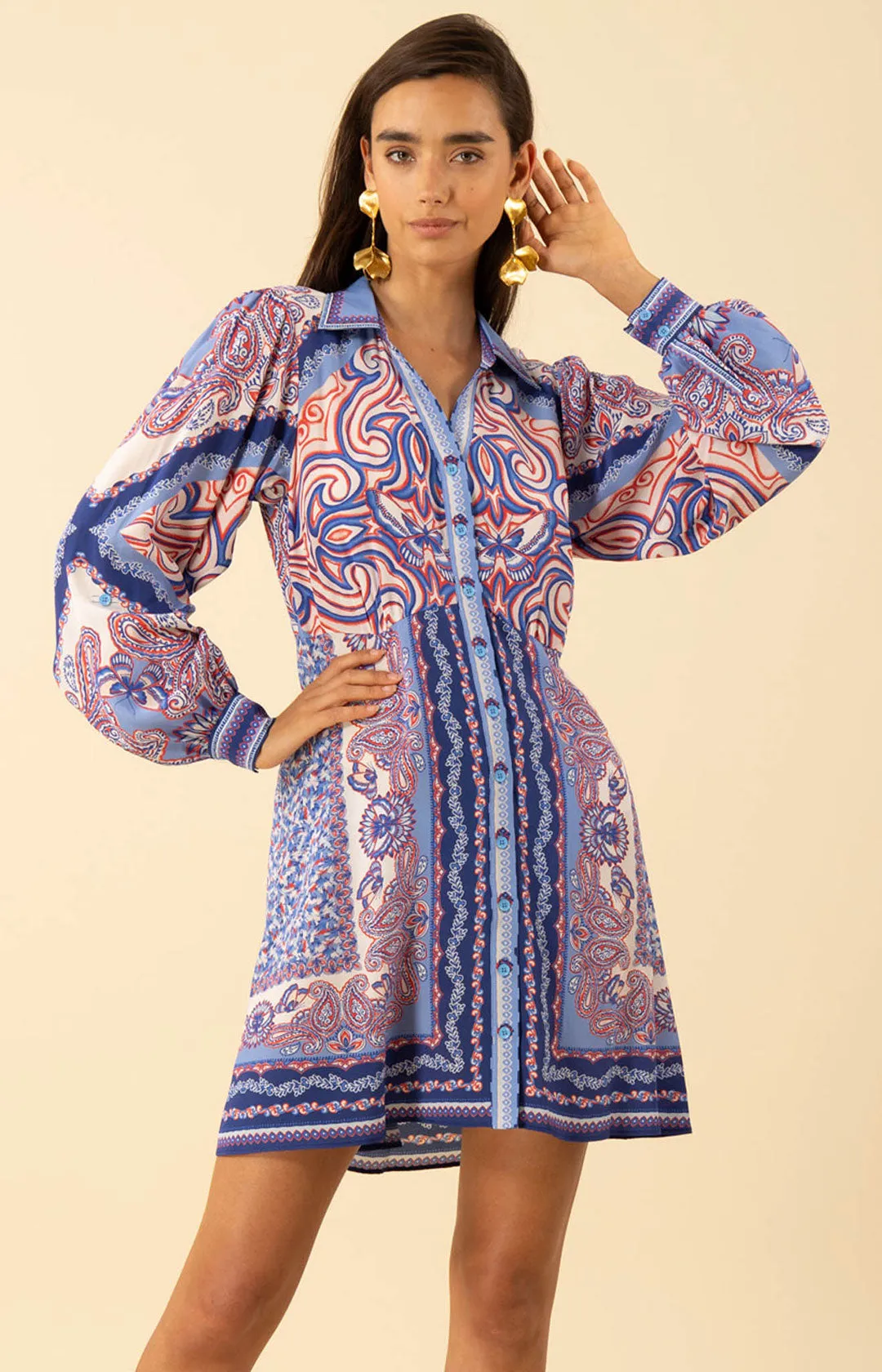 Hadlee Silk Dress sold by Hale Bob product image thumbnail 4