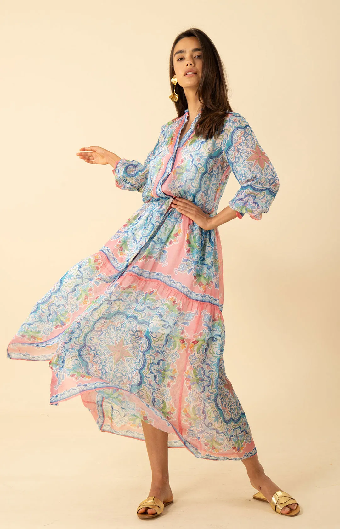 Halo Chiffon Maxi Dress sold by Hale Bob