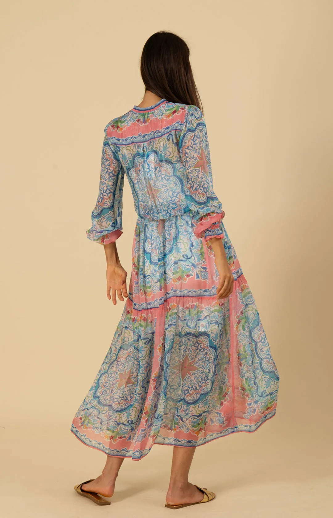 Halo Chiffon Maxi Dress sold by Hale Bob product image thumbnail 2