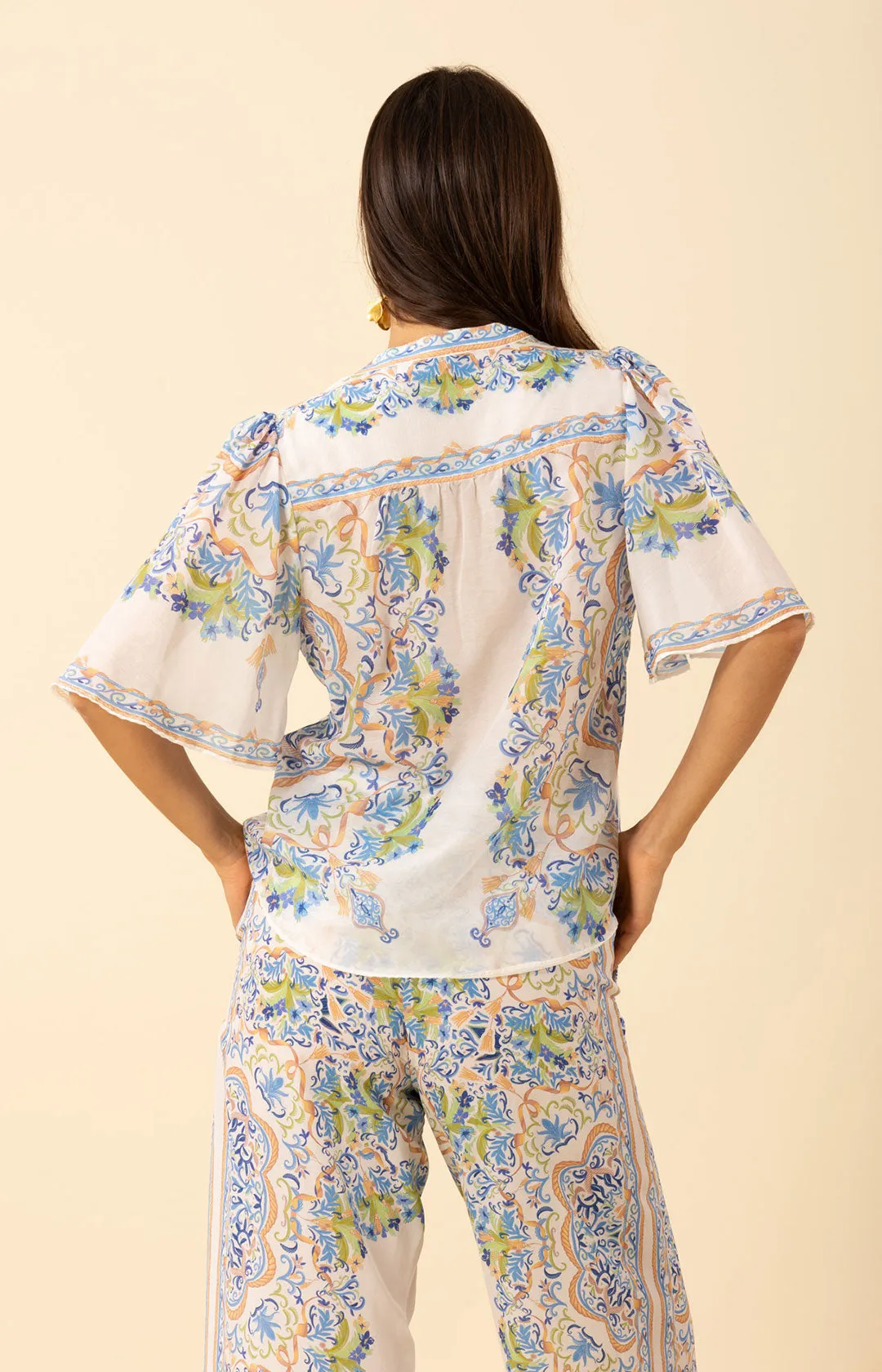 Estrella Voile Cotton Top sold by Hale Bob product image thumbnail 2