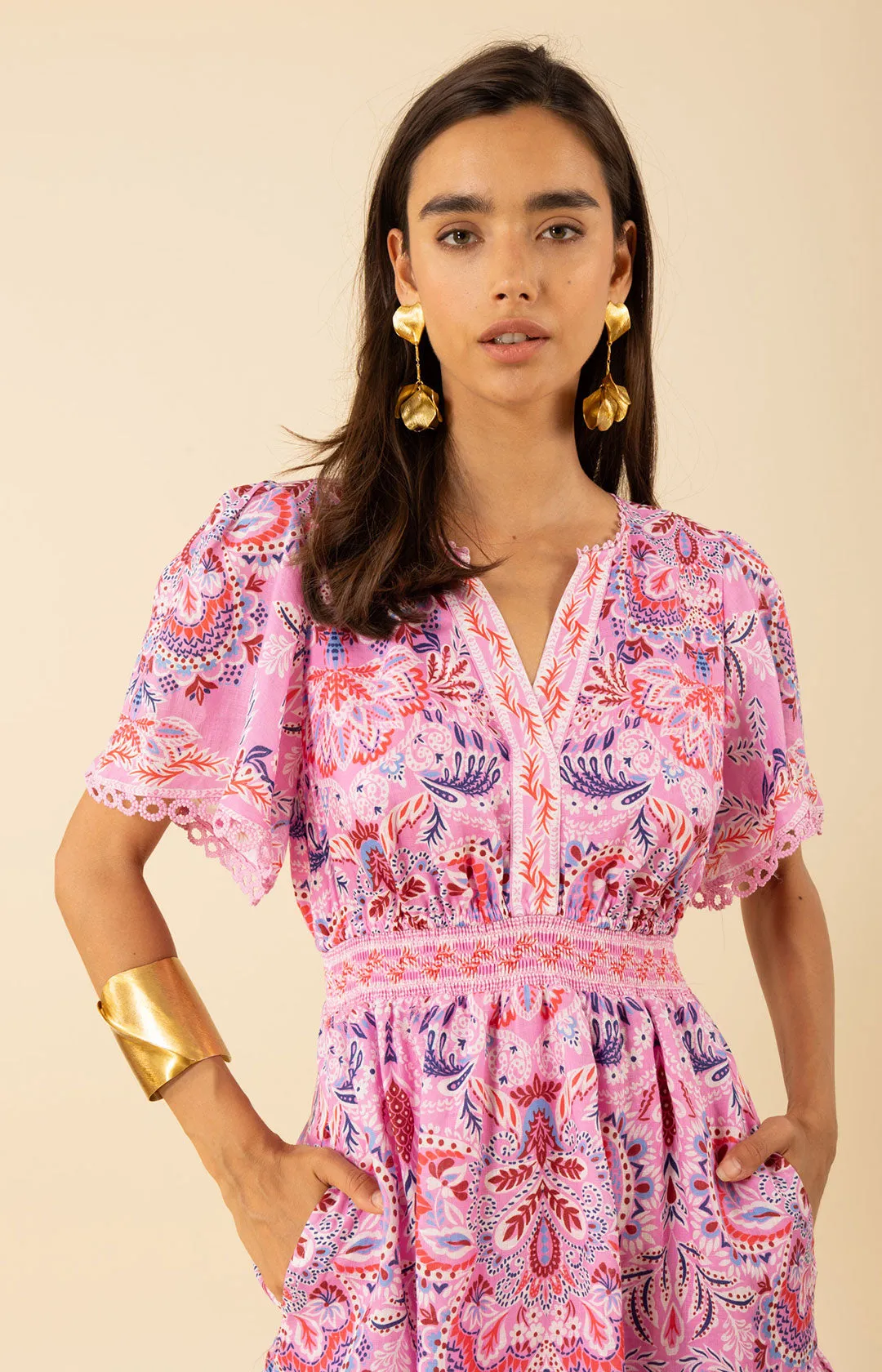 Katelyn Linen Dress sold by Hale Bob product image thumbnail 3