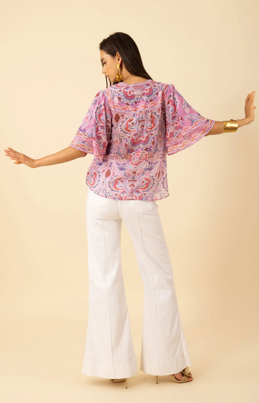 Braelyn Voile Top sold by Hale Bob product image thumbnail 2