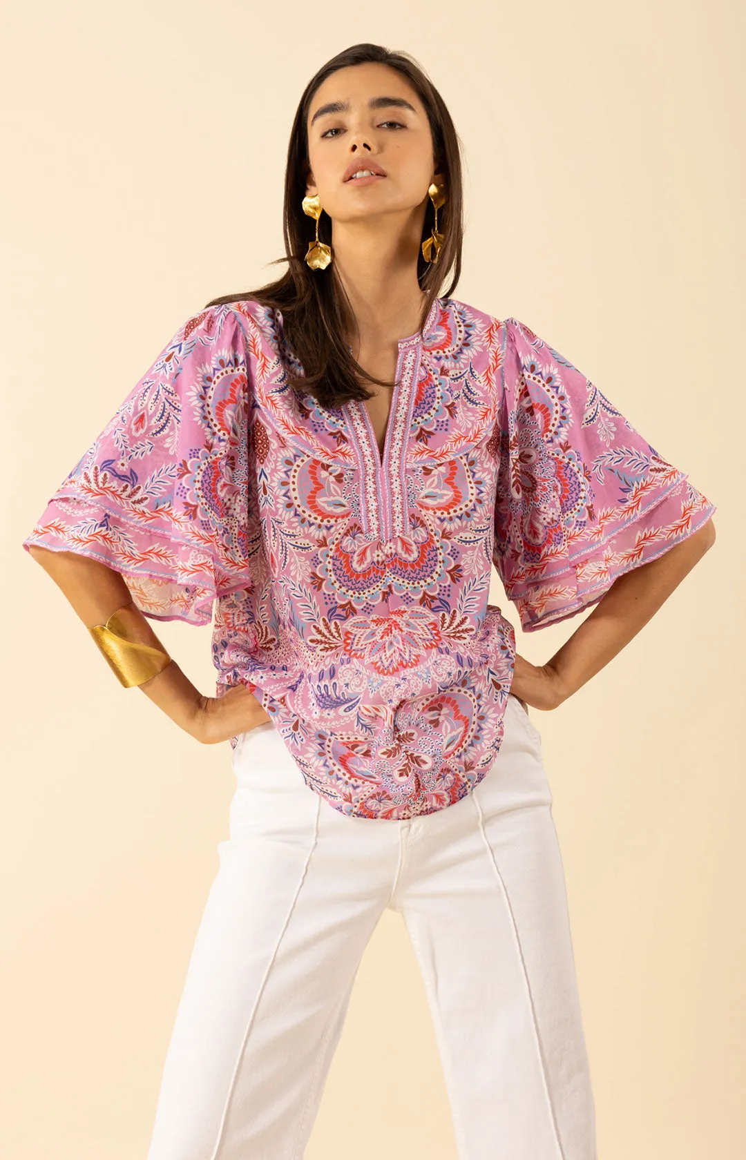 Braelyn Voile Top sold by Hale Bob product image thumbnail 3